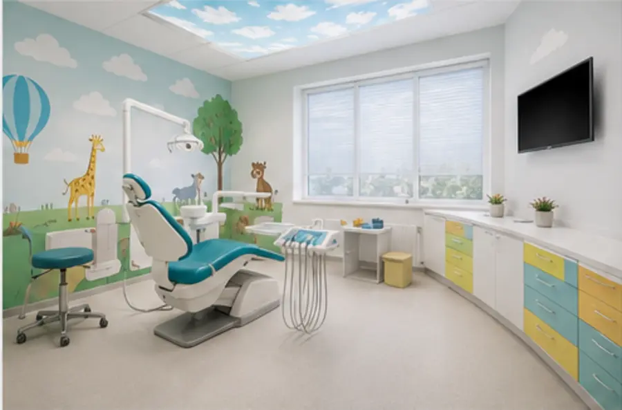 Pedodonti çocuk diş kliniği kurulumu