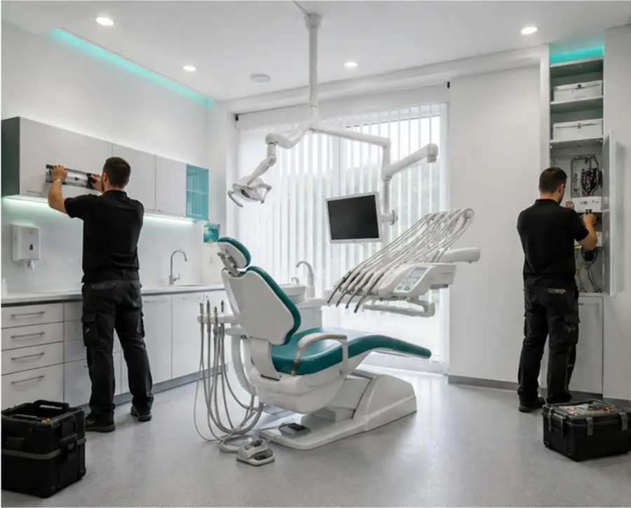 Dental klinik kurulumu ve cihaz devreye alma